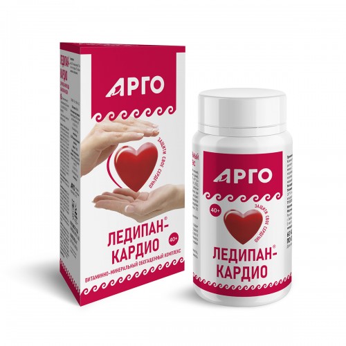 Купить Витаминно-минеральный обогащенный комплекс Ледипан-кардио, капсулы, 60 шт  г. Краснодар  